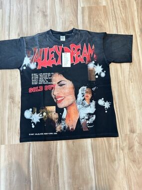 Graphic Tee - Black with Red Print